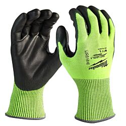 Hi-Vis Cut D Gloves - 9/L - 1pc - Hi-Vis Cut D Handschoenen