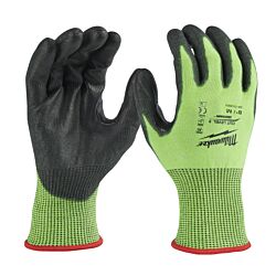 Hi-Vis Cut E Gloves -8/M -1pc - Hi-Vis Cut E Gloves
